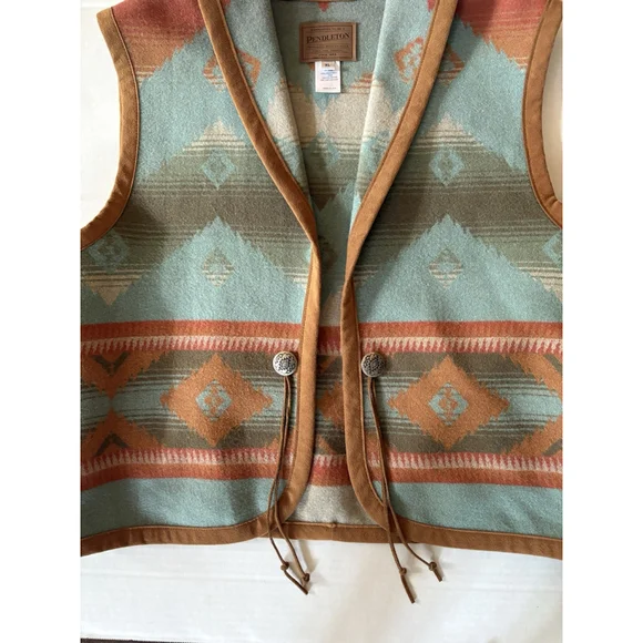 Pendleton Women's Multicolor Wool Vest - Picture 3 of 10
